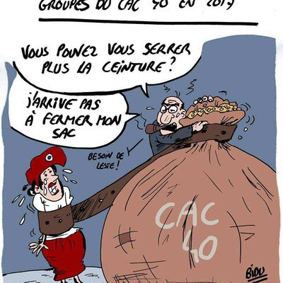 Humour Bourse: Bénéfices en hausse du CAC40