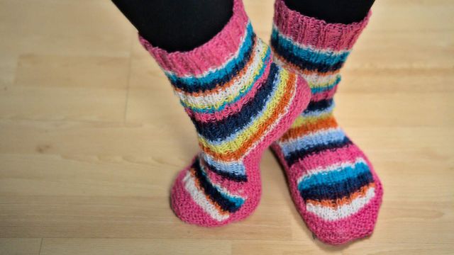 Chaussettes aux couleurs vitaminées