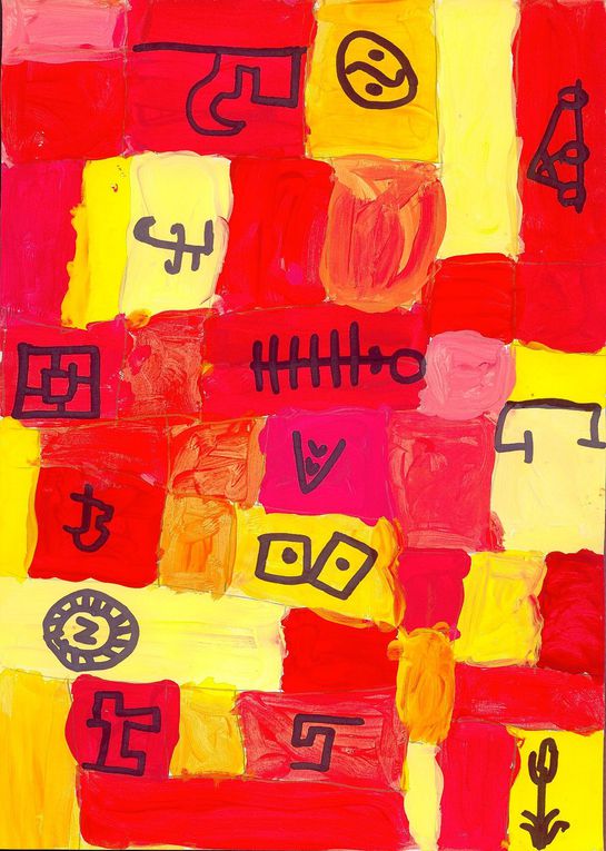 Peintures à la manière de Paul Klee