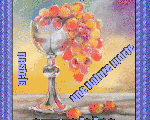 Dessin et peinture - vidéo 4433 : Comment peindre une nature morte aux raisins ? - panpastels.