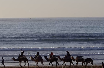 Fin de journée au Maroc, à Essaouira...