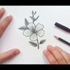Como dibujar una flor paso a paso 16