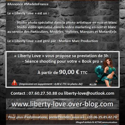 LIBERTY LOVE (#LibertyLove #LL) (#TopPro2016) : Venez faire votre book