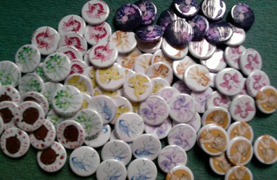 Badges de fées florales !!!