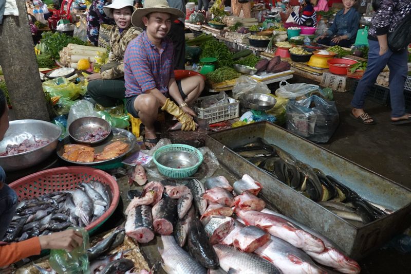 Les marchés Cambodgiens