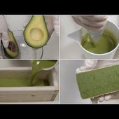 SAPONE NATURALE ALL'AVOCADO - DIY Natural Avocado Soap
