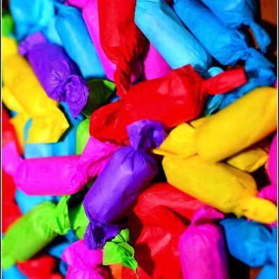 Les couleurs en images - bonbons