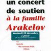 Famille Arakelov : Concert de soutien à Tulle