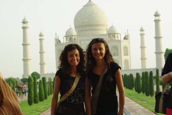 Voyage Sophie et Lucie en Inde en 2009.
