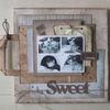 Mini album SWEET sur canvas 30x30