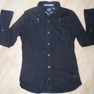 Chemise noire "G-STAR"