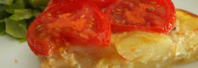 Quiche sans pâte à la tomate (WW)