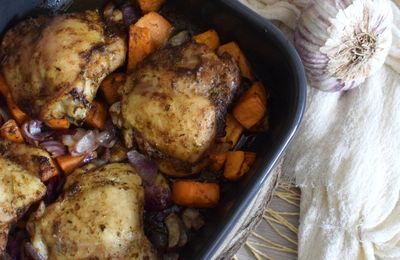 Cuisses de poulet au four aux épices cajun