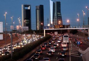 Embouteillage monstre à Madrid