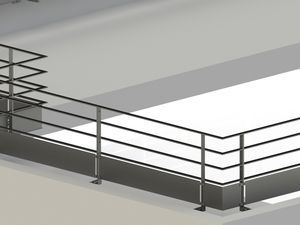 Etude de cas pour chaque balcon à partir des données du bureau d'architecte, mise en oeuvre du design sur modeleur 3D Solidworks, chiffrage, réalisation des plans de fabrication et d'implantation.