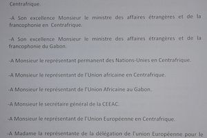 DÉCLARATION RELATIVE AU VOTE DE LA DIASPORA CENTRAFRICAINE AU GABON