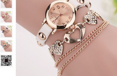 Watches Women Brand Gold Heart  (18) $15.11 free shipping You save 17% off the regular price of $18.34