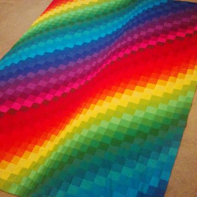 Un quilt Bargello: tutoriel.