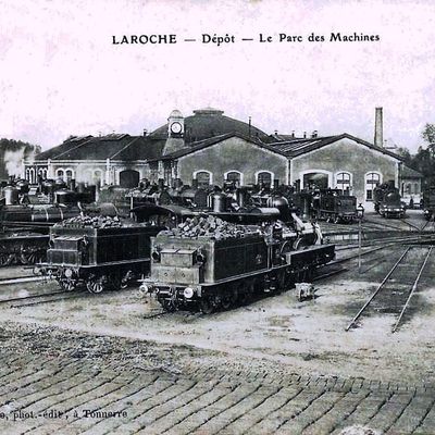 Laroche-Migennes l'ancien dépôt des locomotives (5)