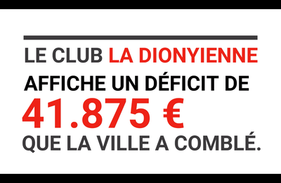 La Ville comble le déficit de 41.875 € d'un club sportif présidé par un maire-adjoint.