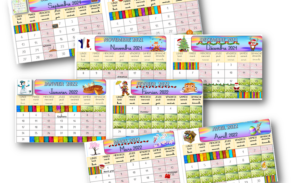Fabriquer Un Calendrier 2022 Maternelle