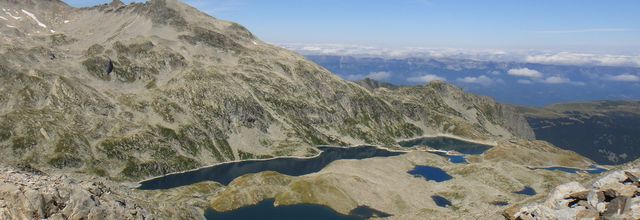 Le Rocher Blanc (2928m), boucle par le Col de l'Amiante (2810m) et la Combe Madame, et le Col de la Croix (2529m)