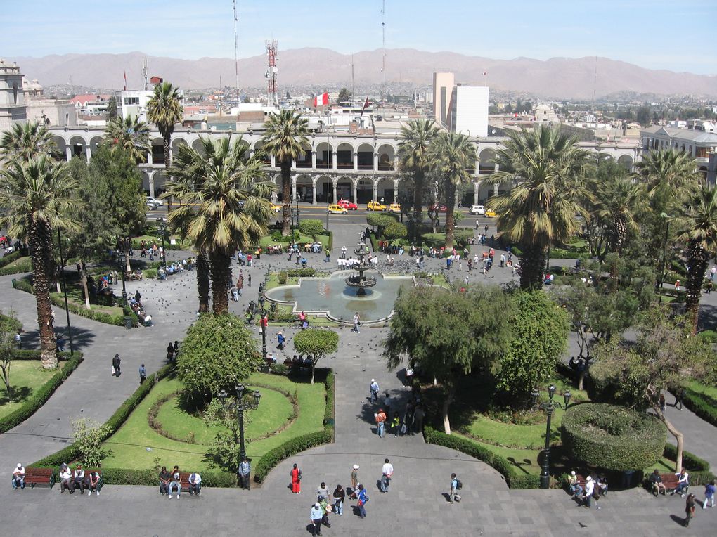 Arequipa, la ville blanche sur fond de volcans