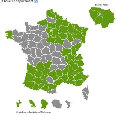 Permis de recherche : carte des demandes et des permis attribués