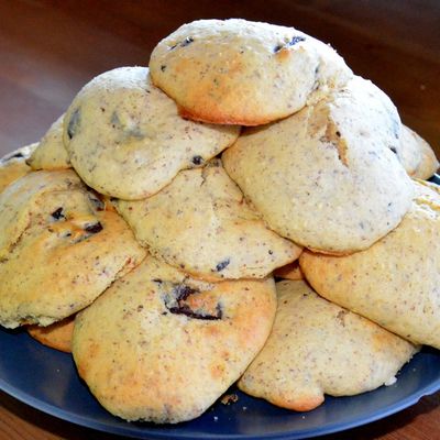 Cookies moelleux poudre de noisettes ou d'amandes et chocolat