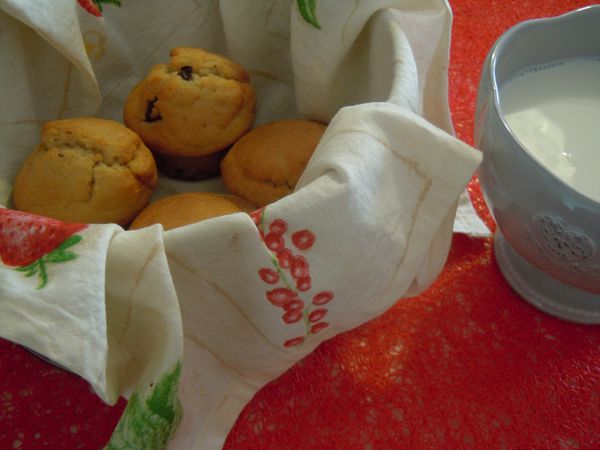 Muffins aux Poires et pépites de Chocolat
