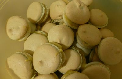 Macarons aux pistaches de Pierre Herme