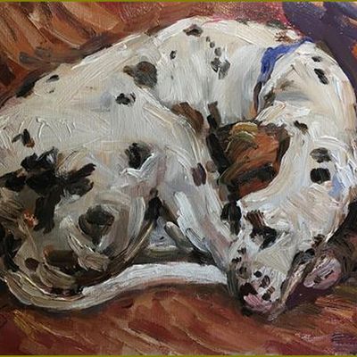 Les chiens en peinture et illustrations -    Annette Balesteri