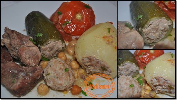 Légumes farcis à la viande hachée -- Dolma Algerienne--