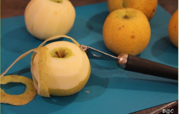 Crumble de pommes Chanteclerc, coco et flocons d'avoine, sans gluten ni lactose