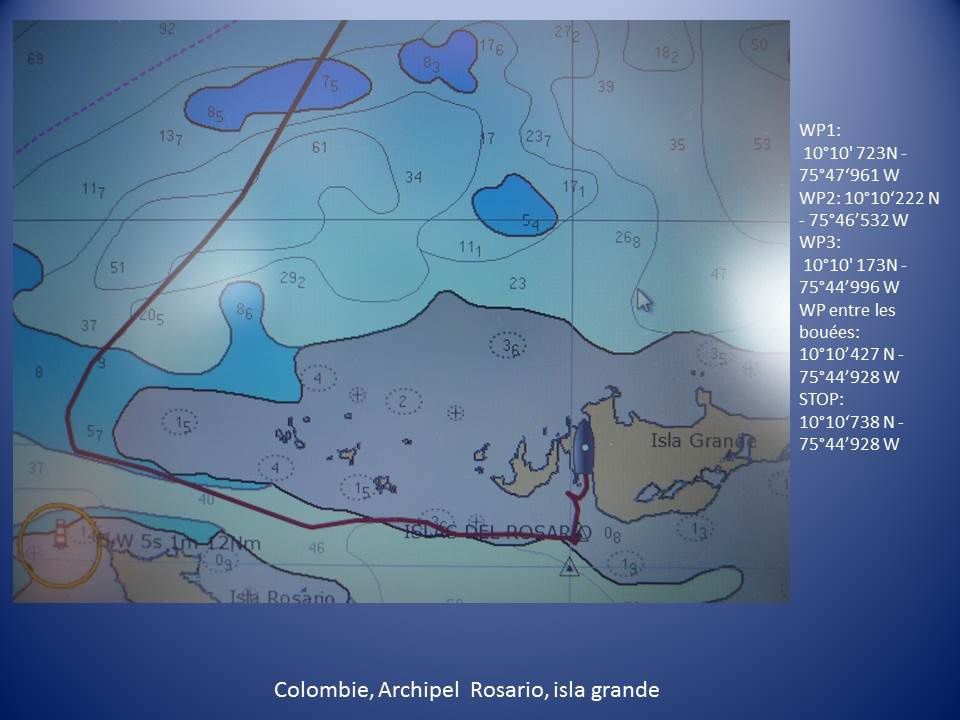 Cahier de bord : Colombie : Isla Grande, Archipel de Rosario, toujours en clandé