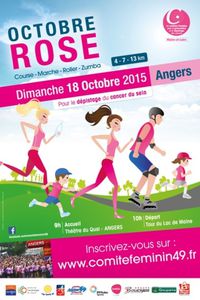 Affiche de la course octobre rose