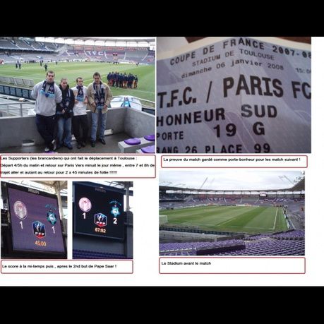 Photos des supporters : ambiance, tifos, déplacement ...