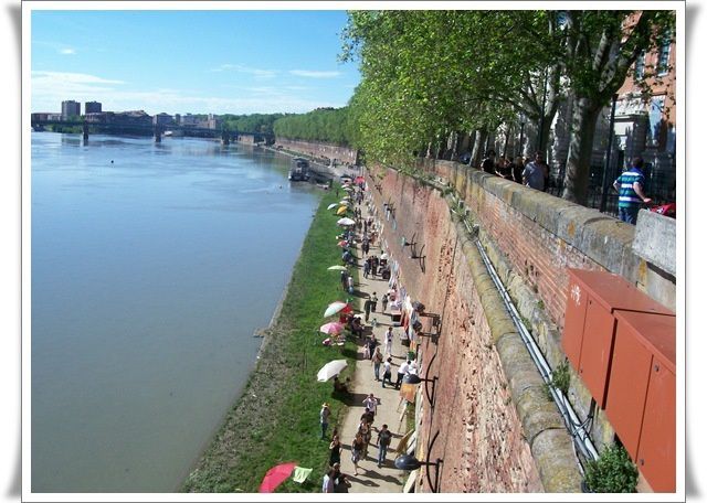 la Garonne en ville -Toulouse-