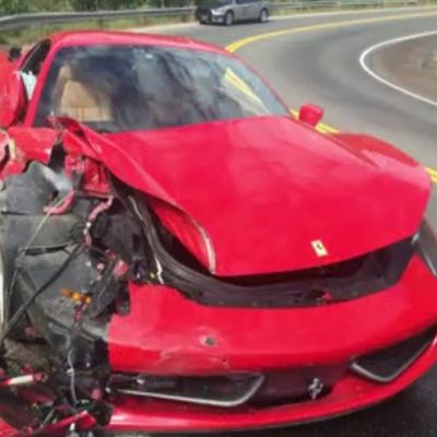 Ferrari 458 crash 