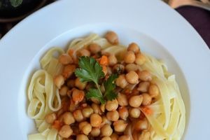 Pâtes et pois chiches - pasta e ceci