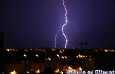 Attention aux orages demain du Sud-Ouest au Nord-Est!