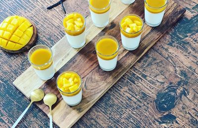 Pannacotta mangue/vanille