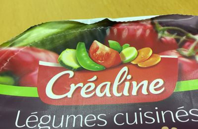 j'ai testé les légumes créaline au rayon frais