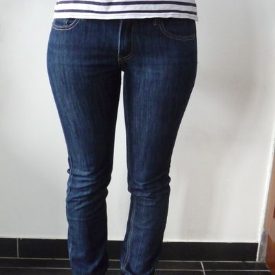 Jeans slim couleur brut taille 40