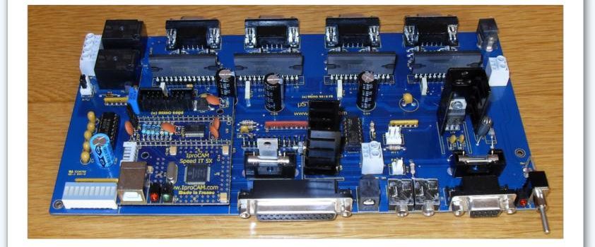 CNC #17 - Nouvelle carte de pilotage 4 axes - Iprocam uStep425