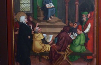 L'enfant Jésus et la lecture dans la sainte famille