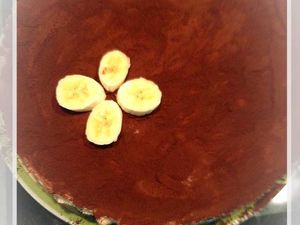 Entremet mousse choco-banane