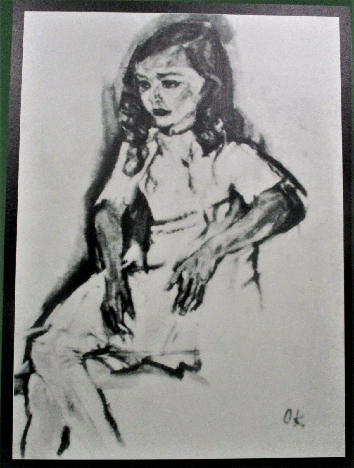Esquisse Sonia Dungyersky, 1912 (reproduction, l'original ayant disparu en 1947)