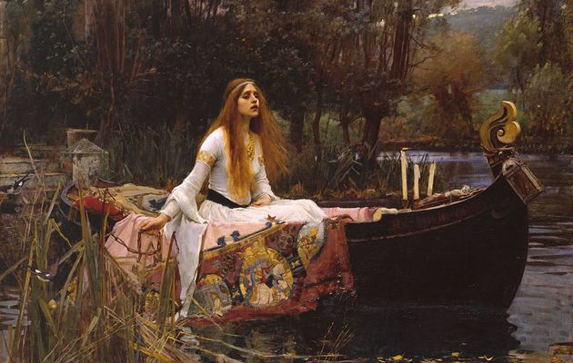 fleurdulys:

The Lady of Shalott - John William Waterhouse 
1888
( requested by asaucerfulbabybearsmusings  :P)
