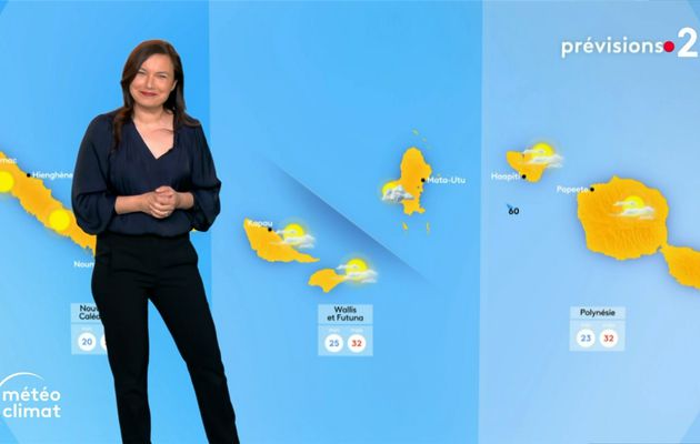 Anaïs Baydemir Journal Météo Climat France 2 le 30.03.2024